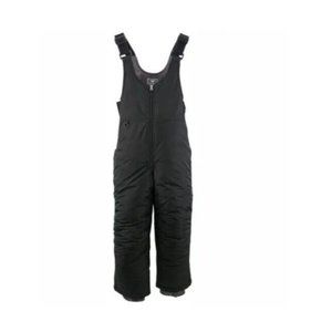 White Sierra Youth Kids Small Black Ski Bib Pants Insulated Snow Overalls New